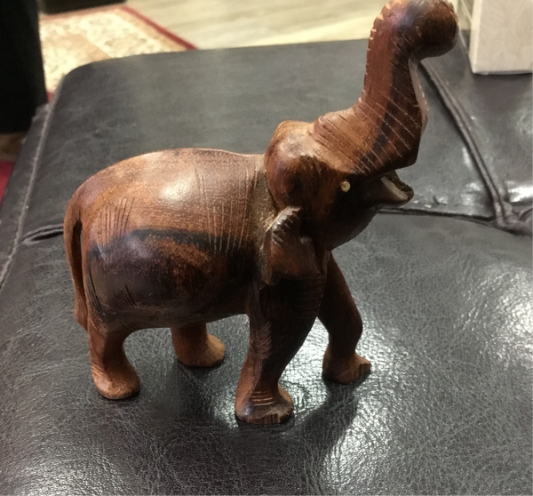 Brown Elephant Figurine