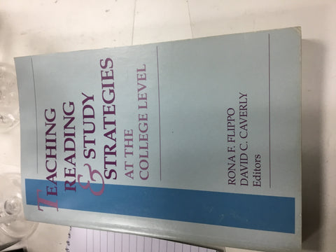 Teaching Reading & Study Strategies At The College Level