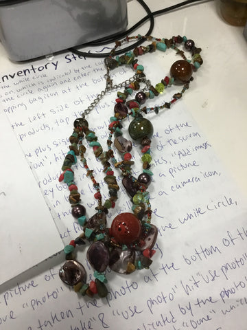 Multicolored necklace