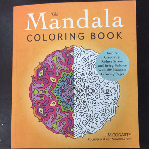 The mandala coloring book