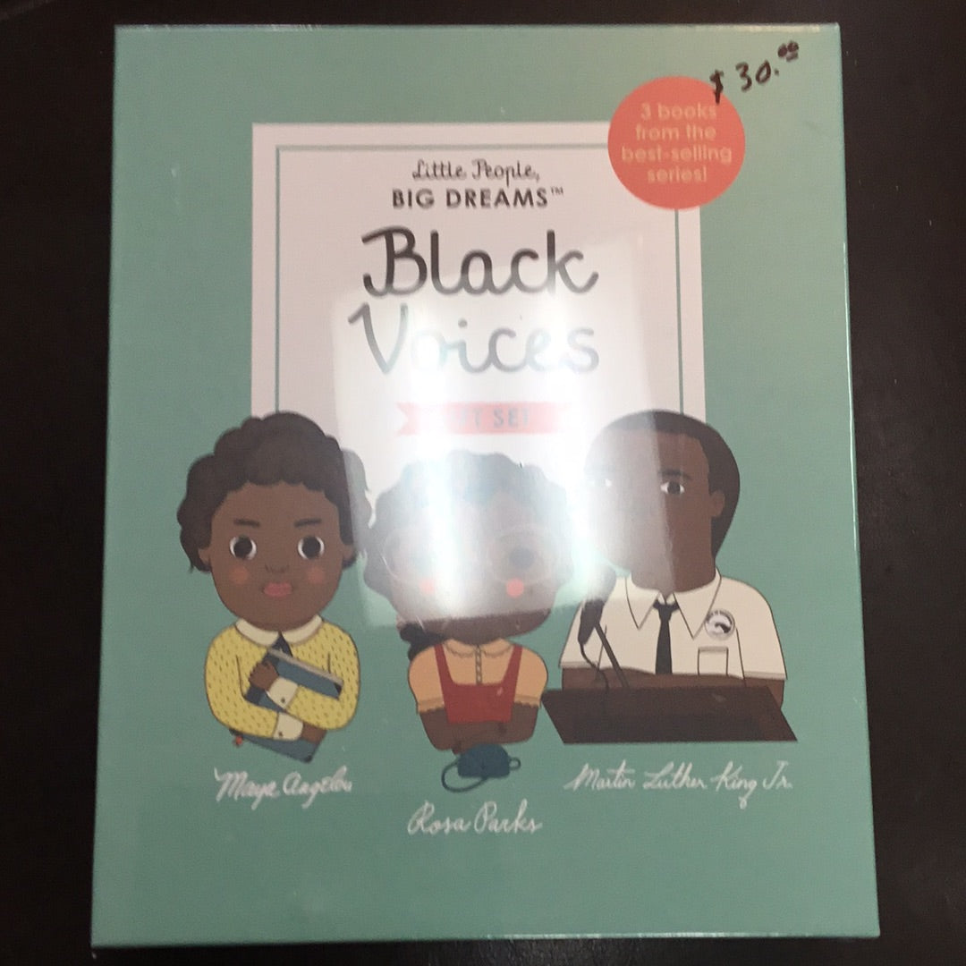 Little people Big dreams black voices gift set