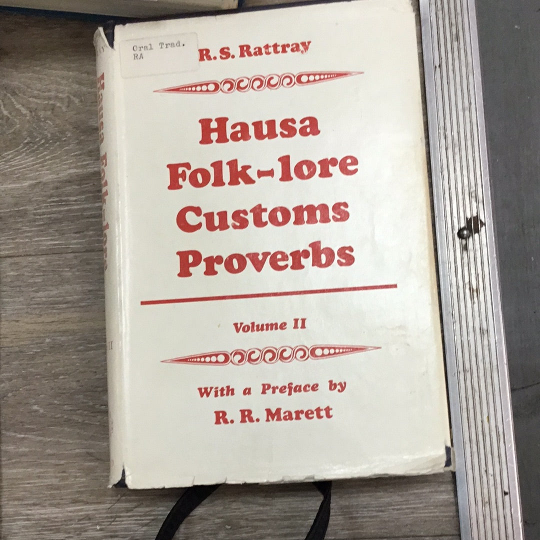 Hausa Folk-Lore customs proverbs