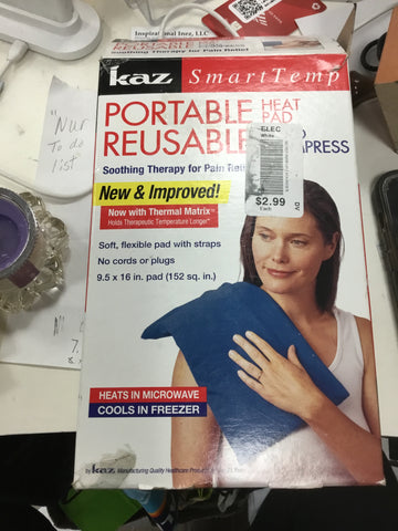 Portable reusable heatpad