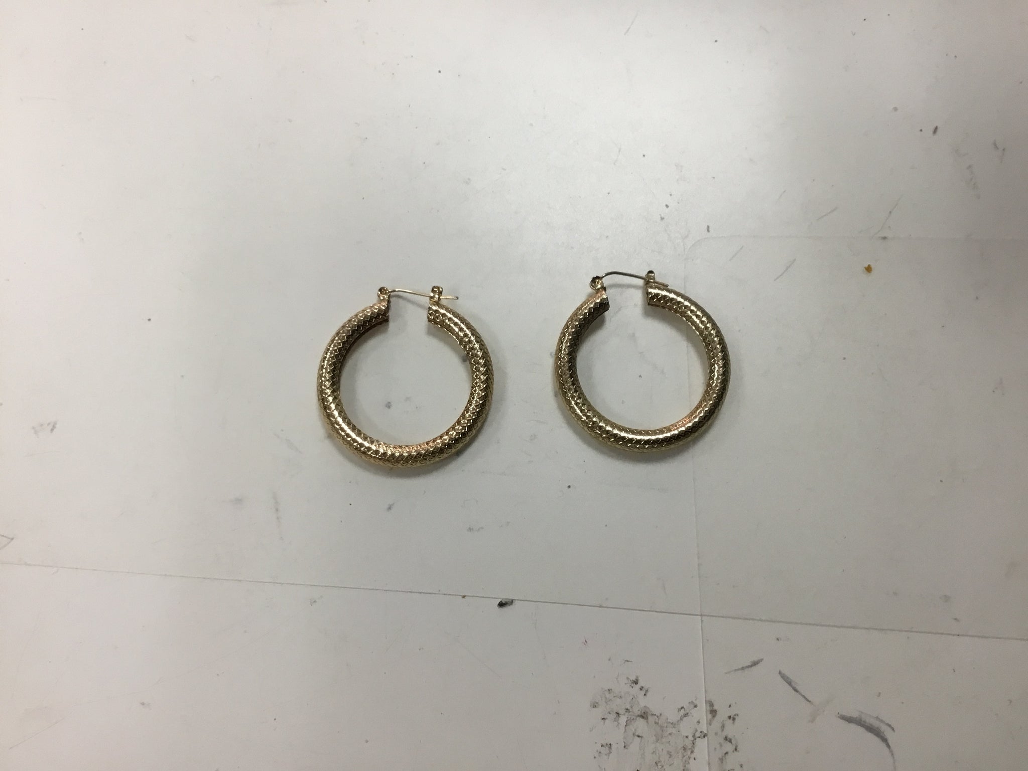 Golden Hoop Earrings