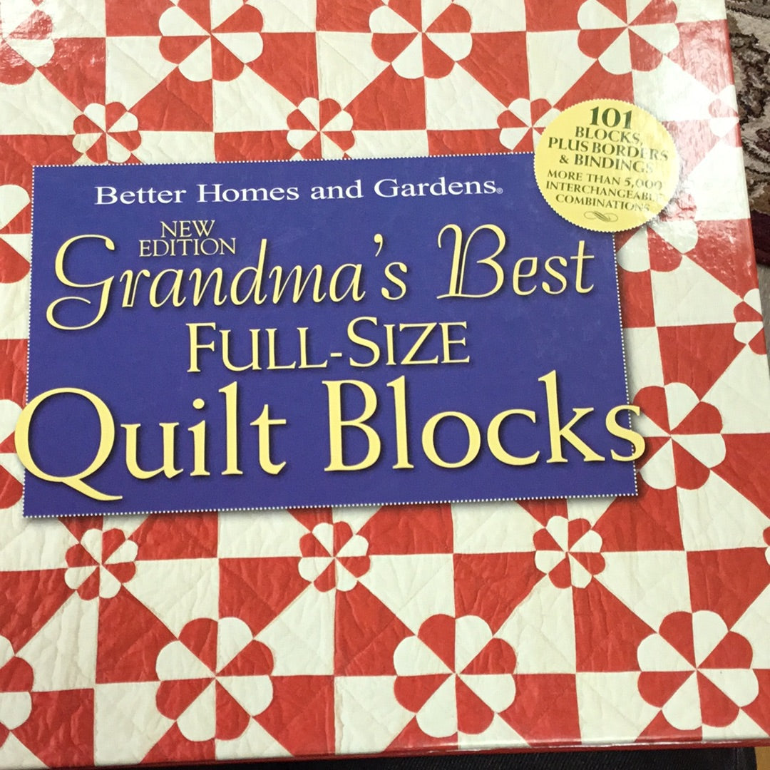 Grandma’s Best full-size quilt block