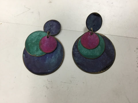 Metal Circle Earrings