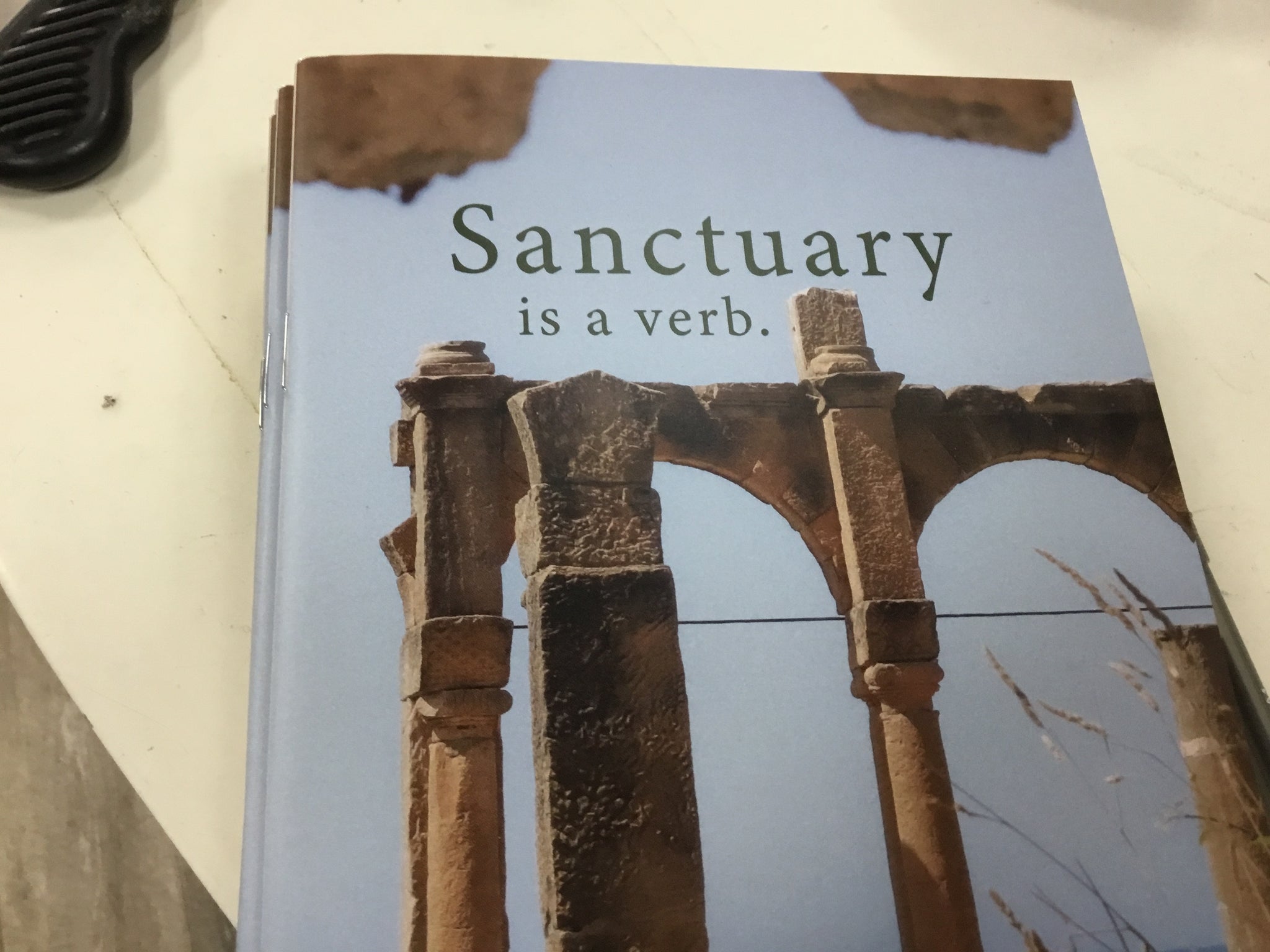 Sanctuary is a verb