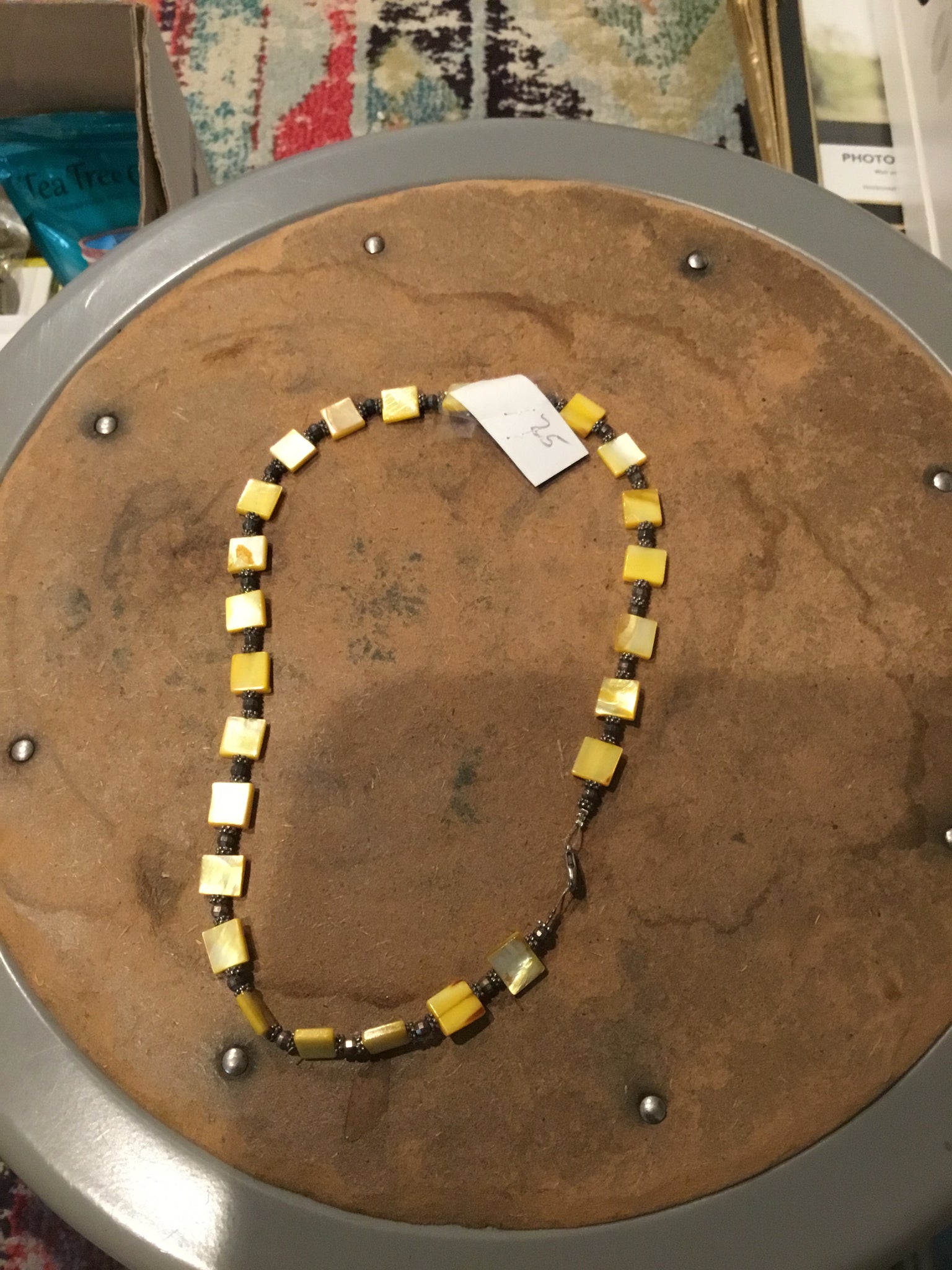 Yellow necklace