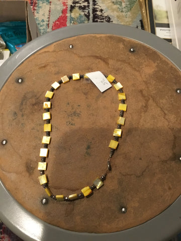 Yellow necklace