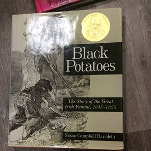 Black potatoes