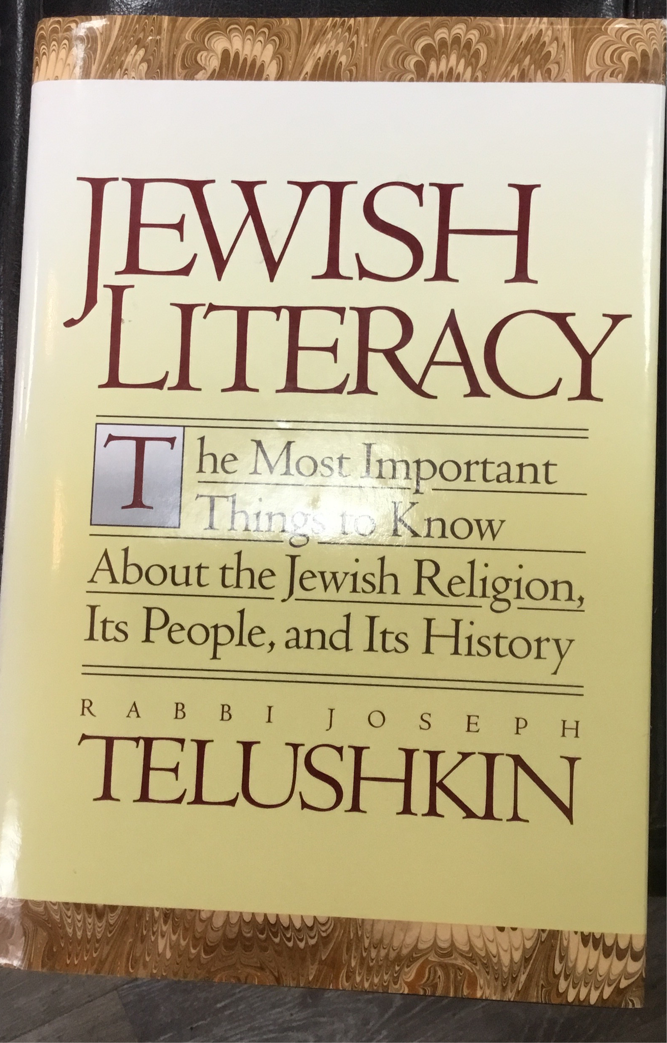 Jewish Literacy By Rabbi Joseph Telushkin