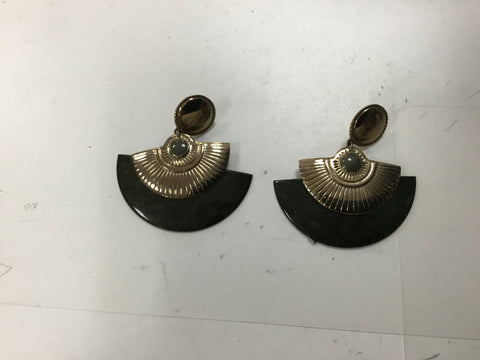 Metal Half Moon Earrings