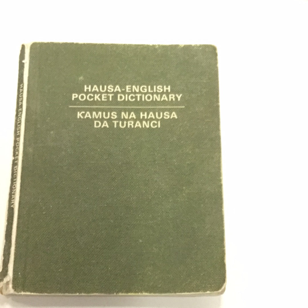 Hausa-English Pocket Dictionary