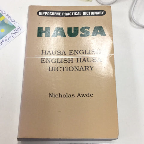 Hausa-English English-Hausa Dictionary