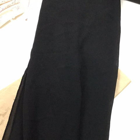 Sheer Black Scarf
