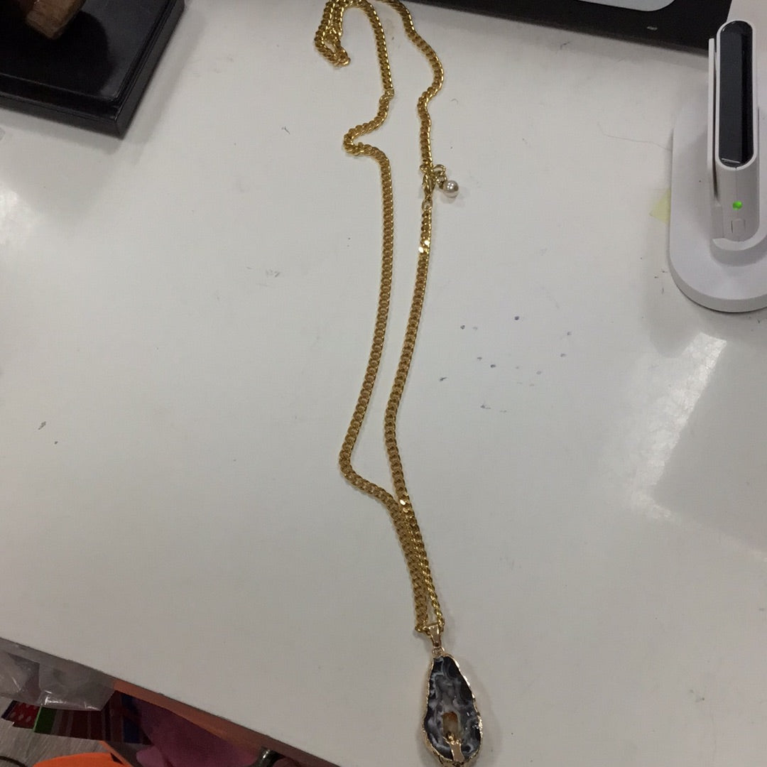 Gold Crystal necklace