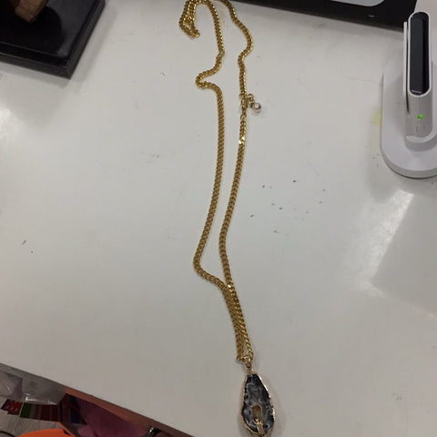 Gold Crystal necklace