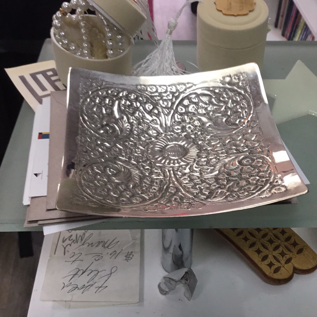 Small silver like tray