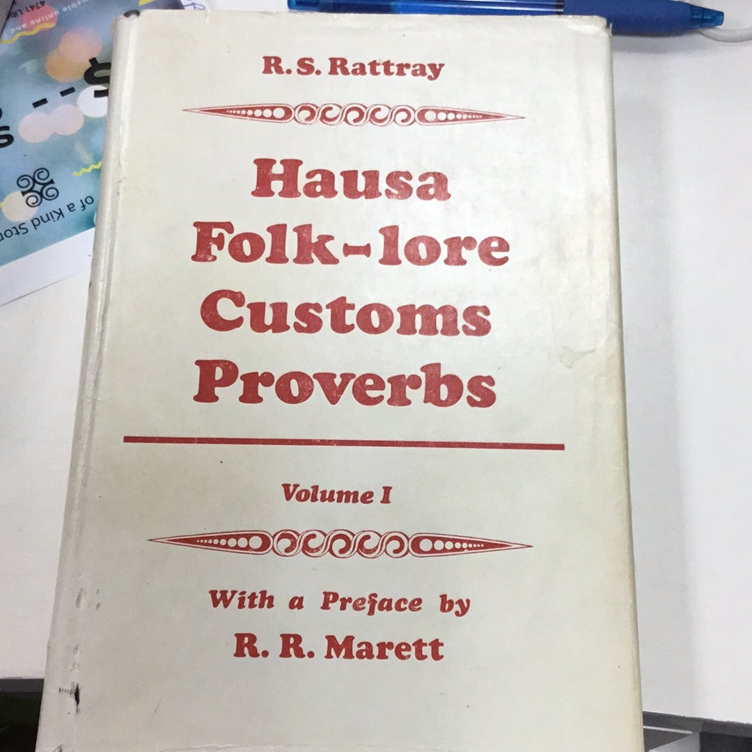Hausa Folk-Lore Customs Proverbs