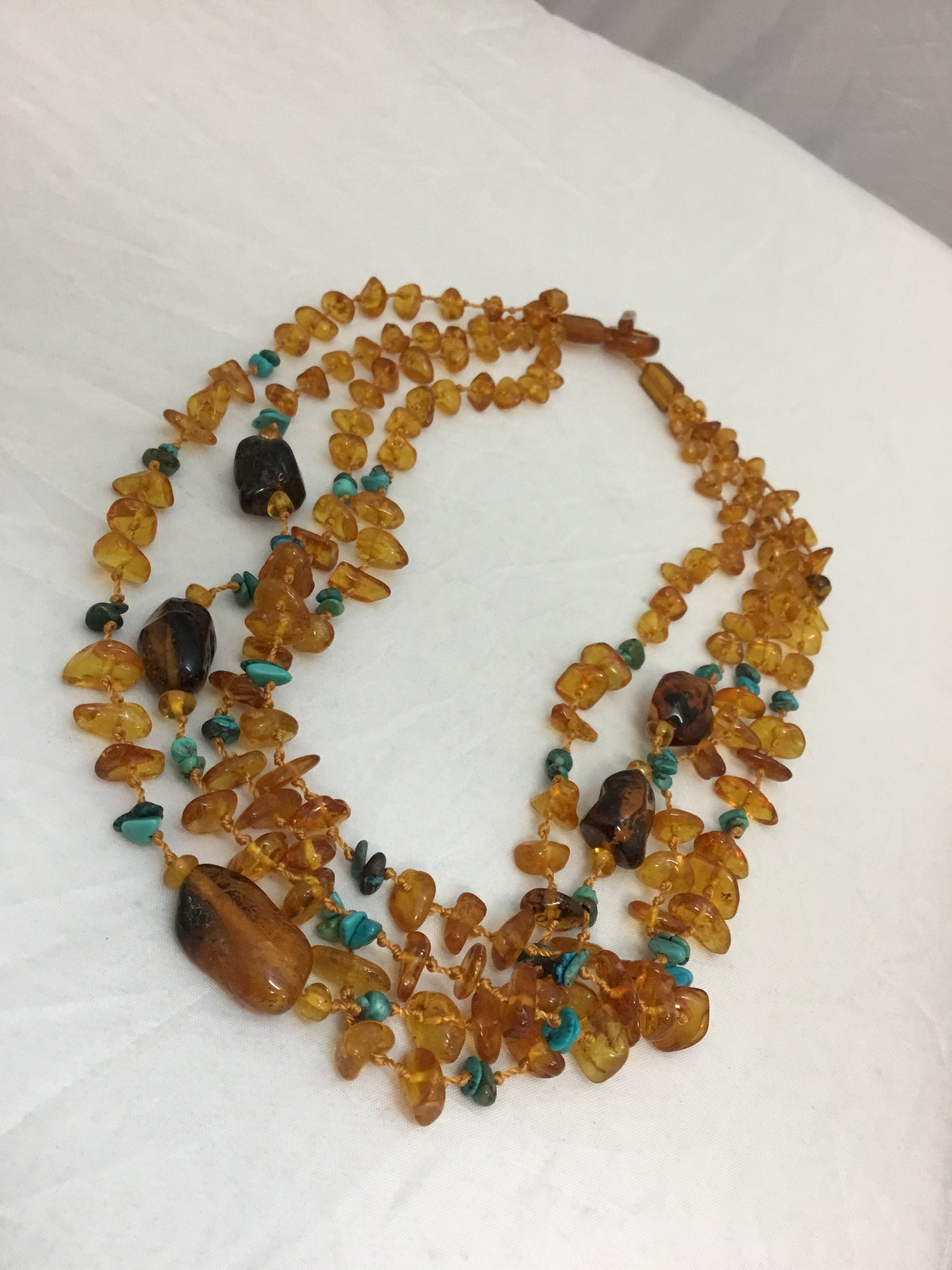 Orange Amber Necklace