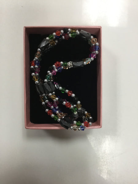 Colourful beaded necklace