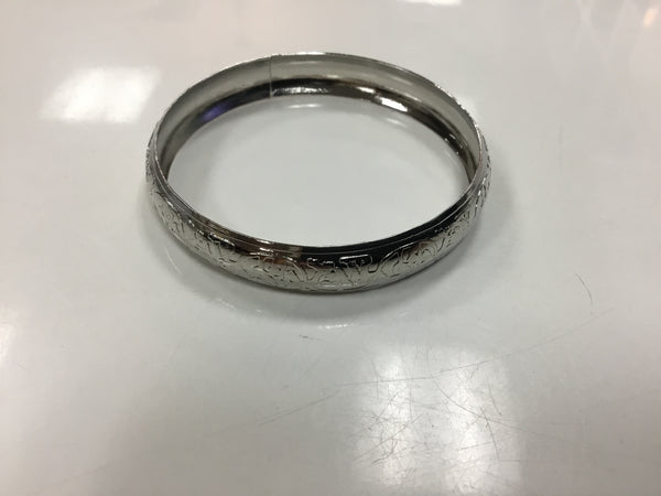 Silver like bracelet and Gold Pouch