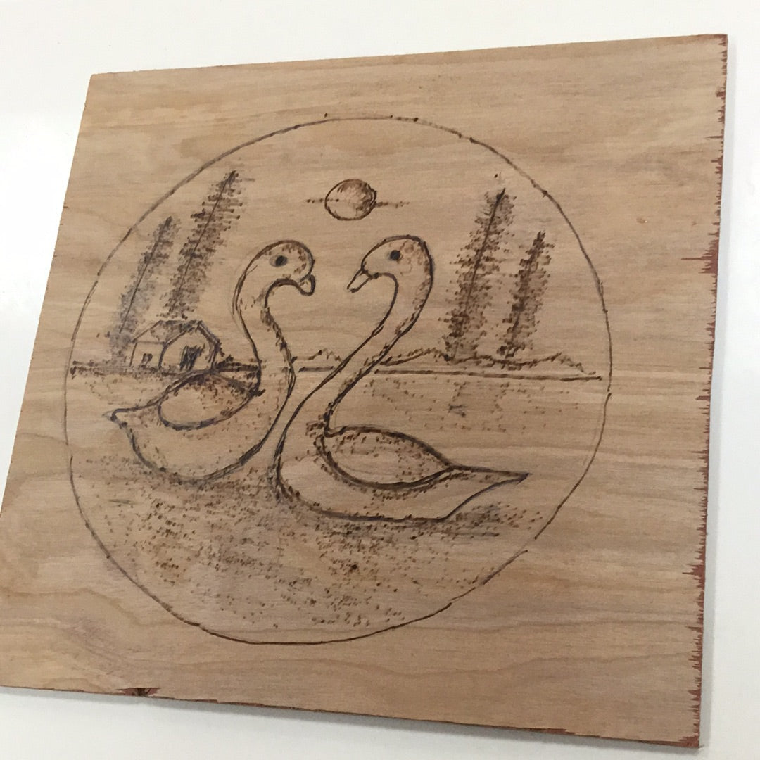 Male Wood Burner Piece