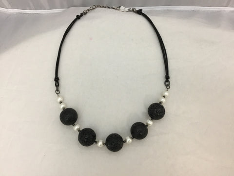 Black Ball Necklace