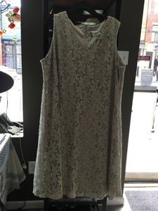 Beige lace dress