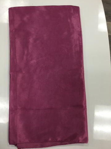 Rosewood satin scarf