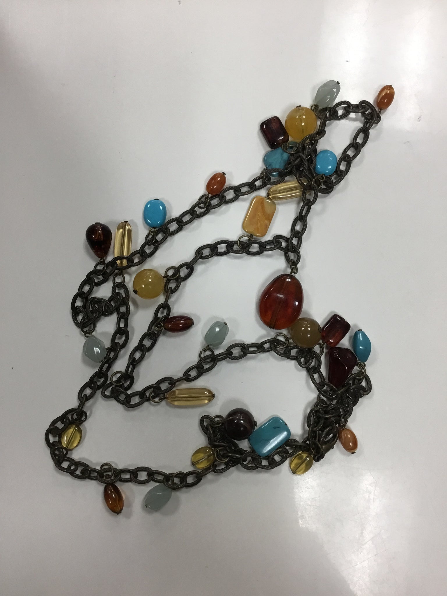Glass beaded necklace
