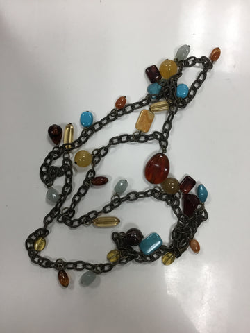 Glass beaded necklace