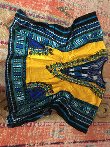 African blue blouse