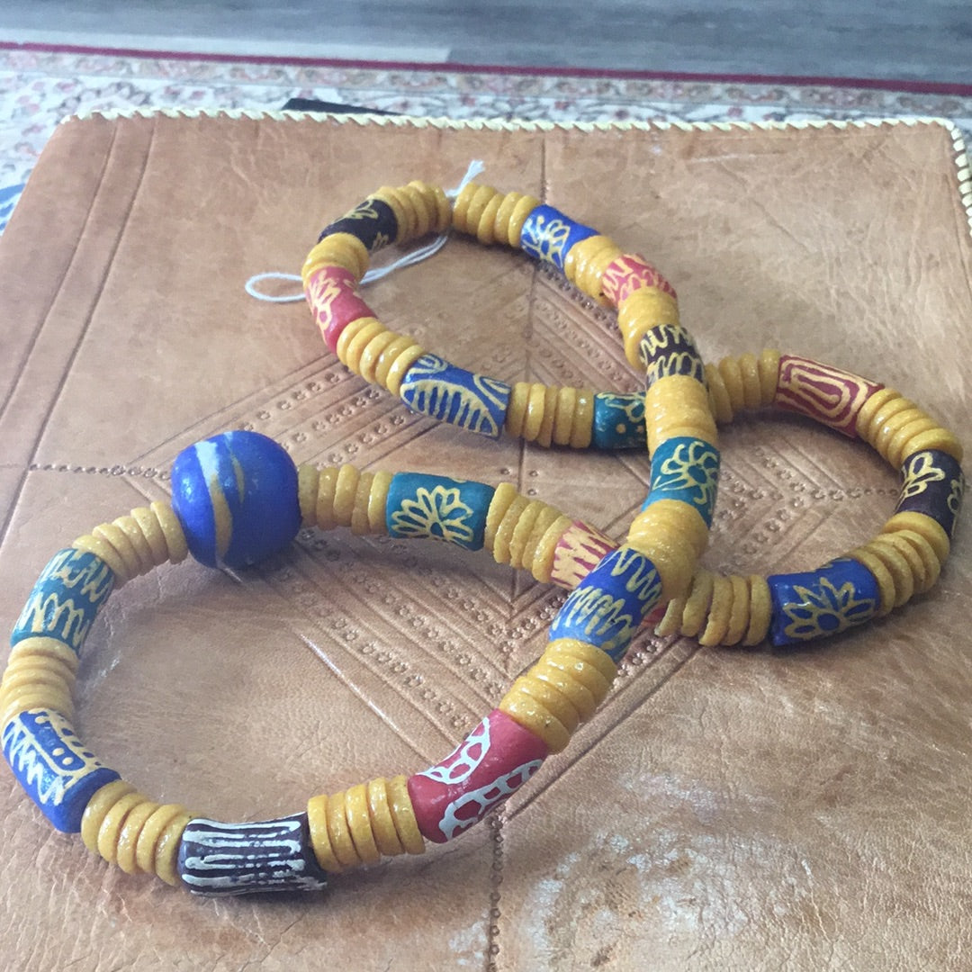Large African trade beads