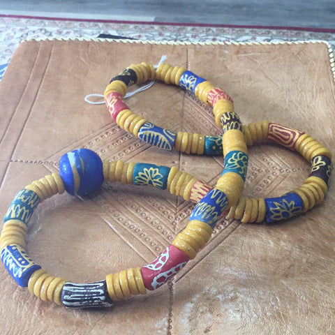 Large African trade beads