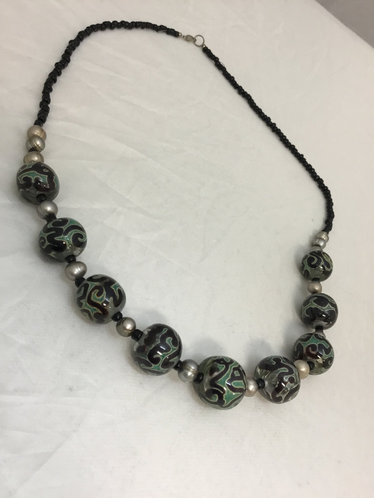 Black Ball Necklace