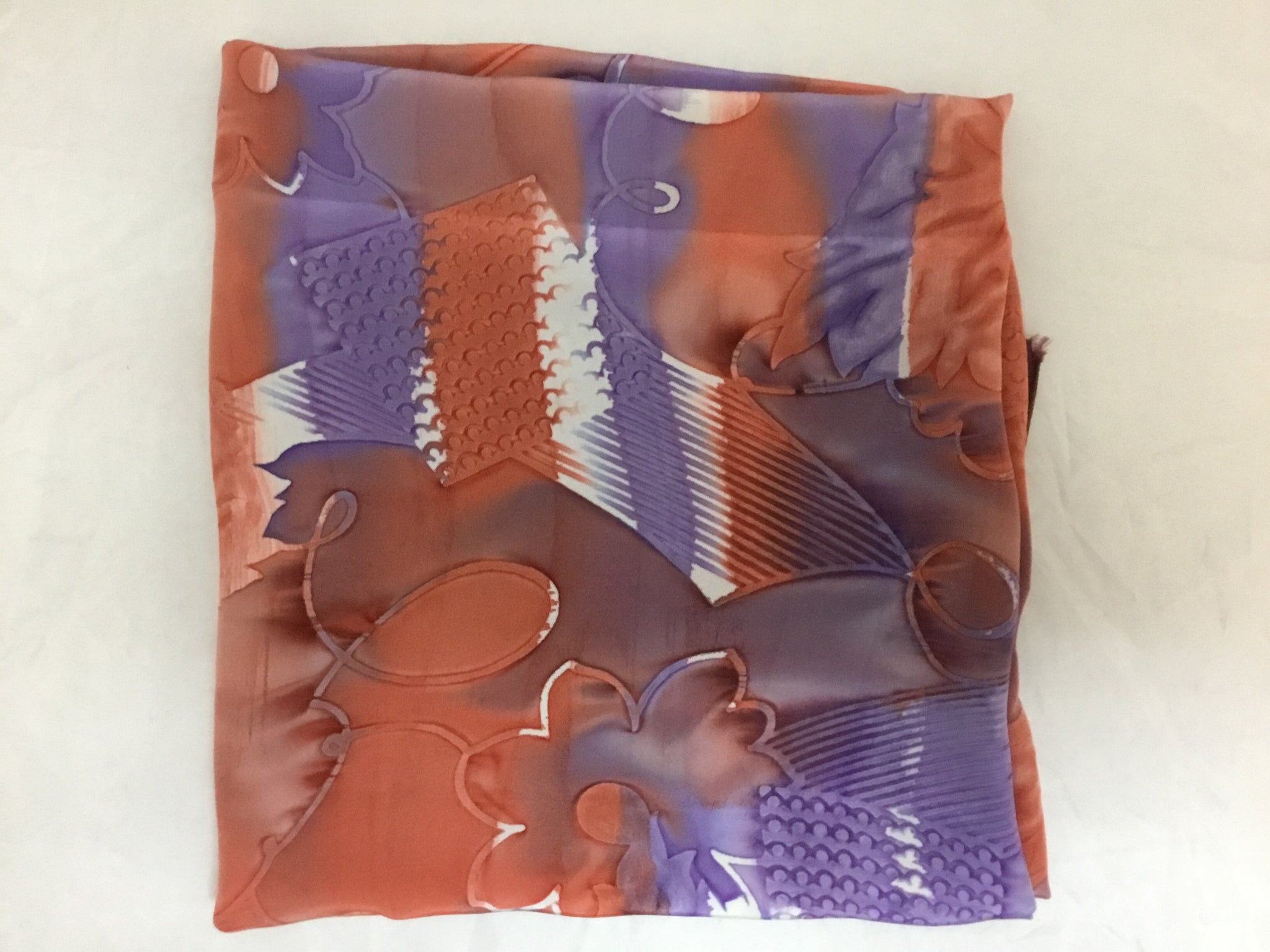 Purple and Red Scarf