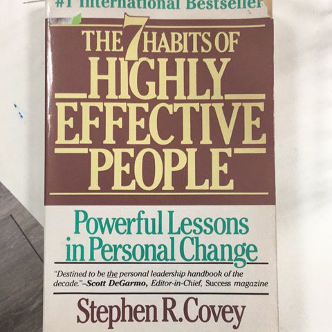 The 7 Habits of Highly Effective People by Stephen R. Covey
