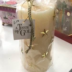 A Touch of Gold Candle (larger)