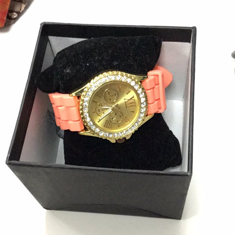 Pink & Gold Watch