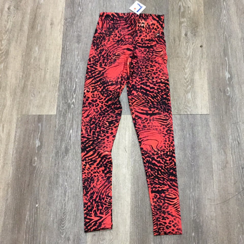 Red Leopard La La Land Leggings