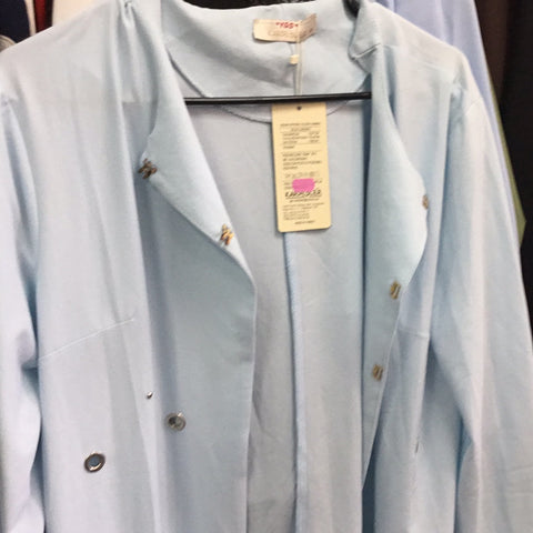 Light Blue Grommet Dress