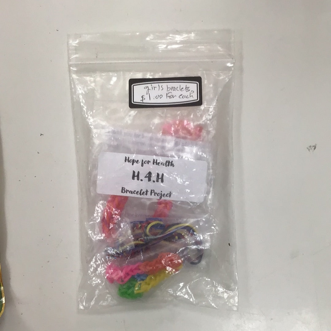 Girls bracelet  hope for health