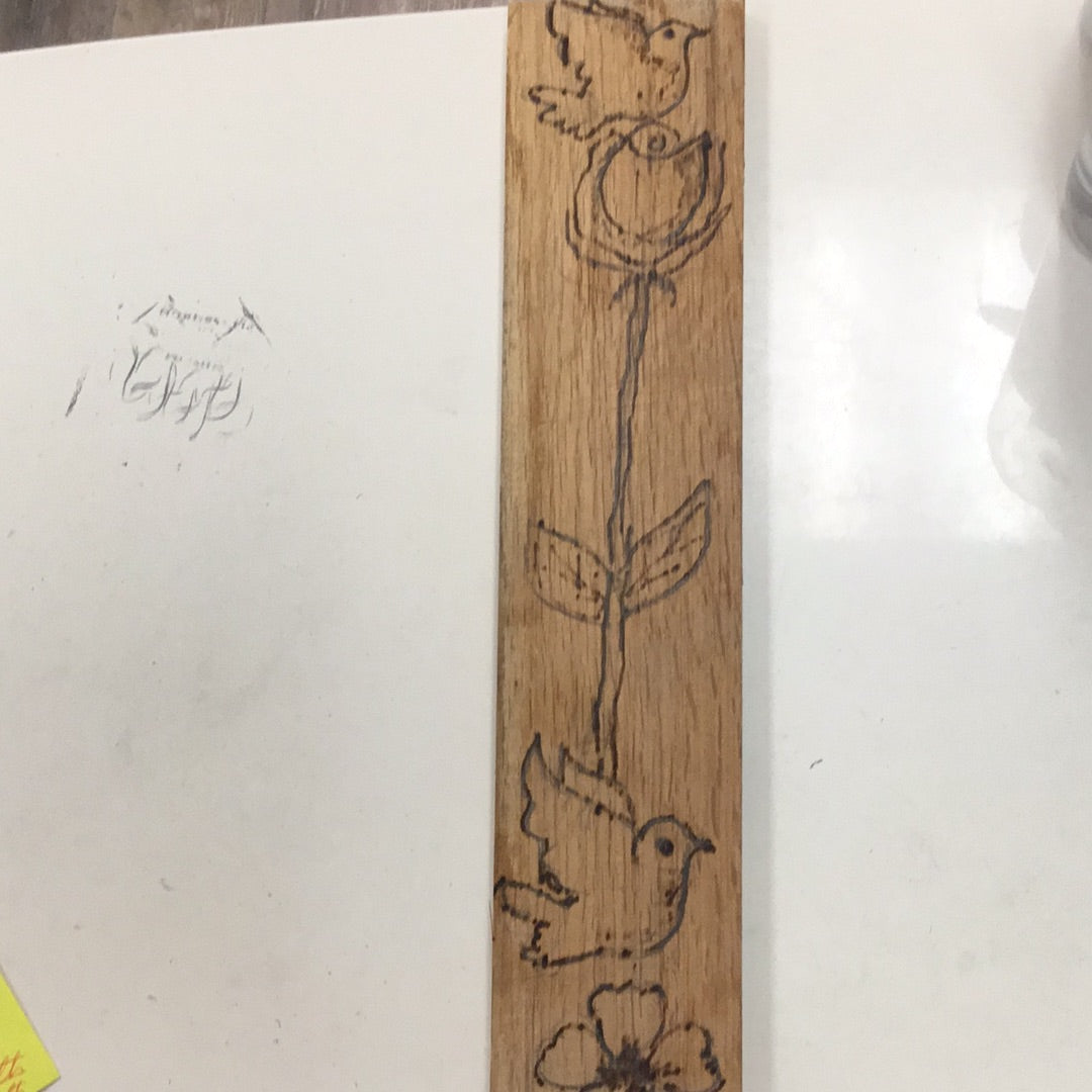 Male Wood Burner Piece