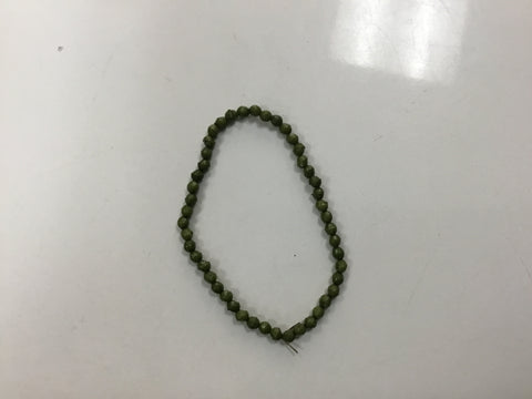 Small green beads bracelet