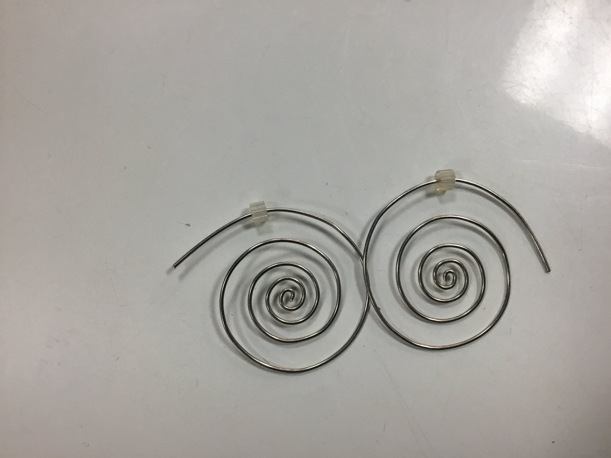 Silver earrings