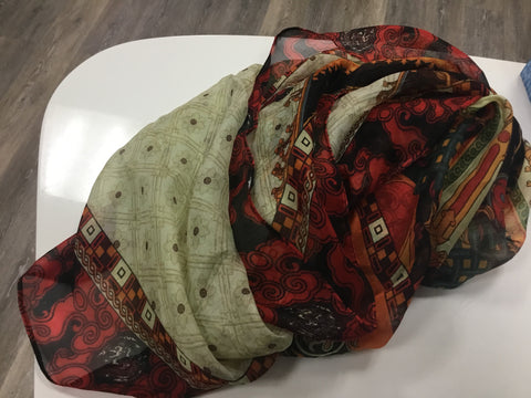 Sdesigns silk scarf