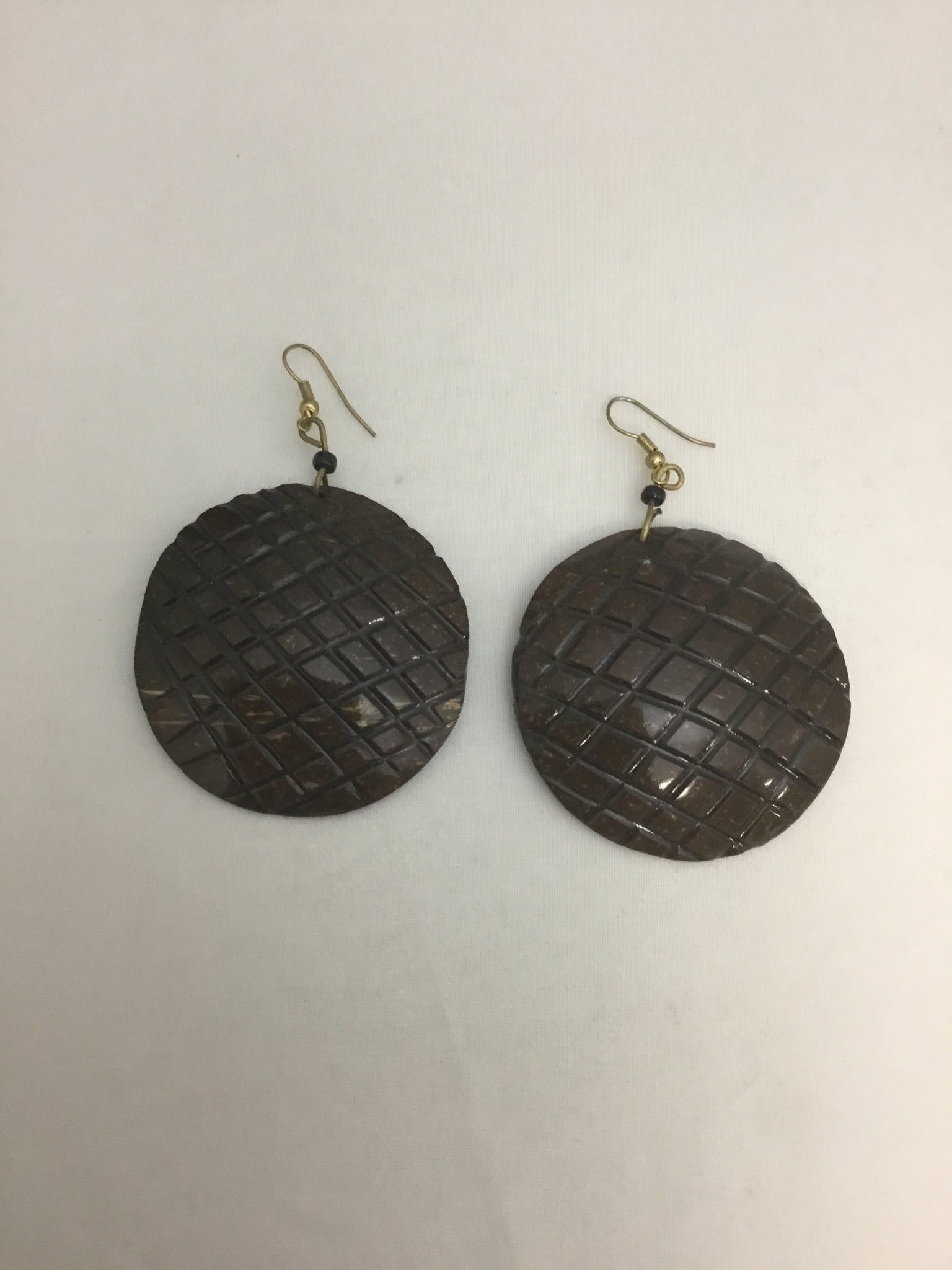 Coconut Shell Earring