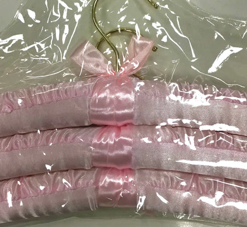 Set of 3 Padded Satin Hangers