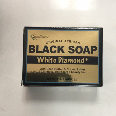 Black soap white diamond